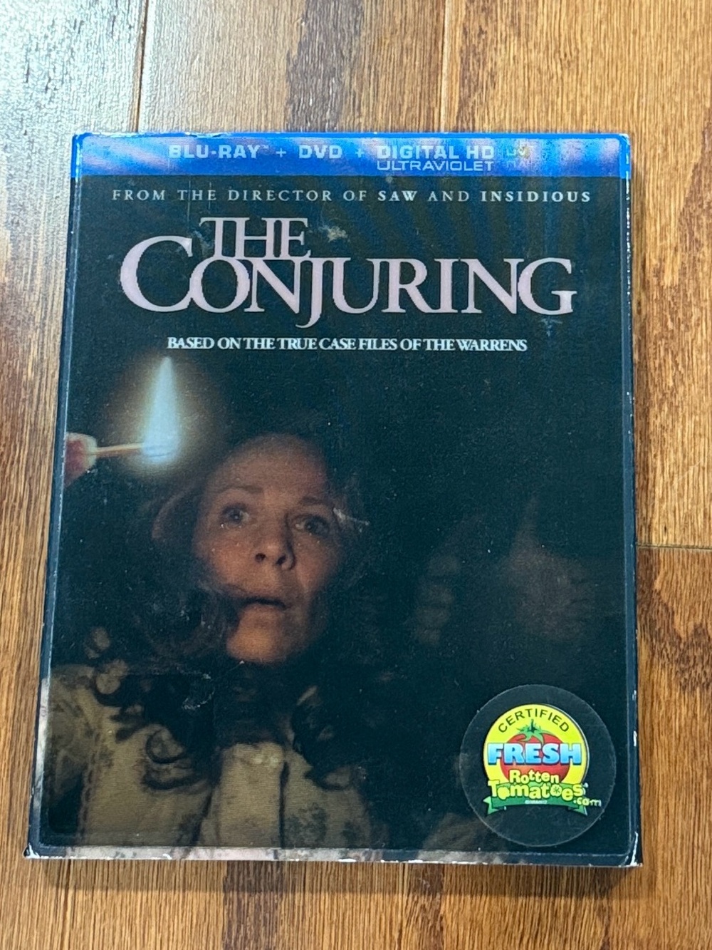 The Conjuring Blu-ray DVD 2-Disc Horror Movie with Slipcover